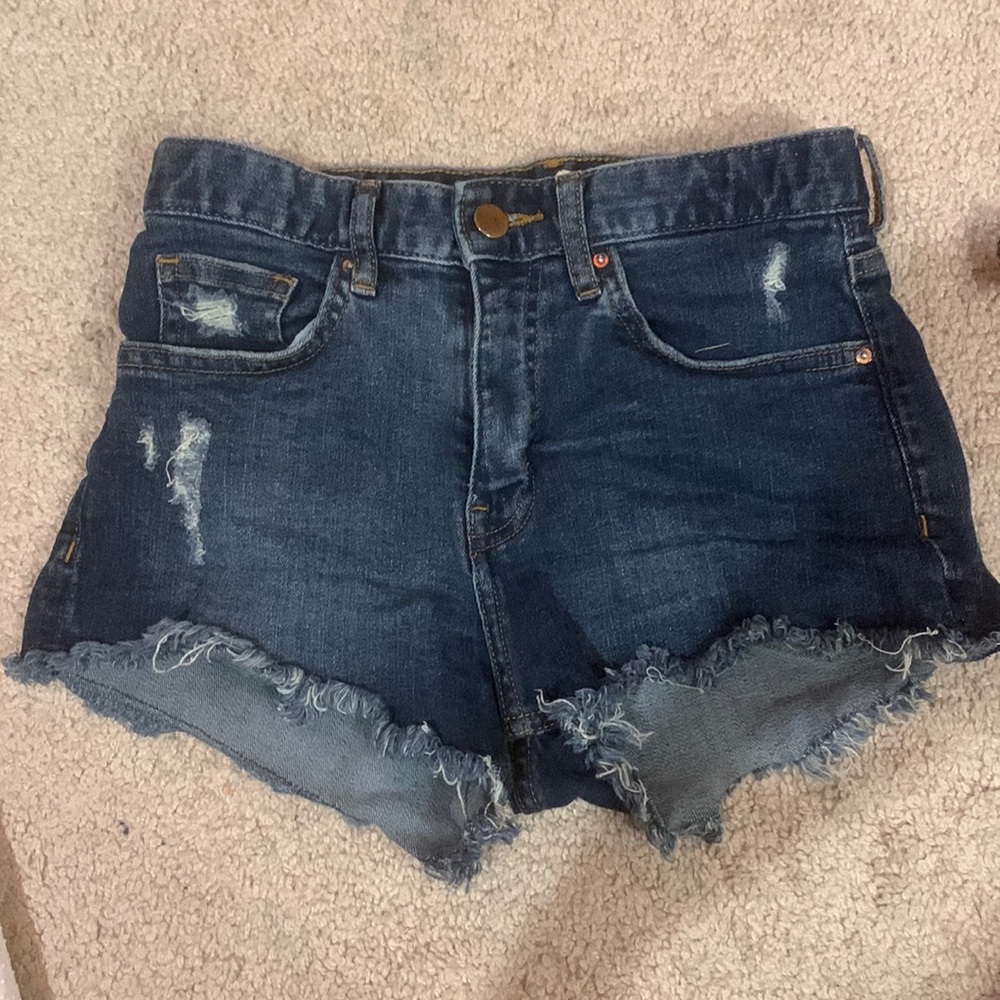 Blue jean shorts